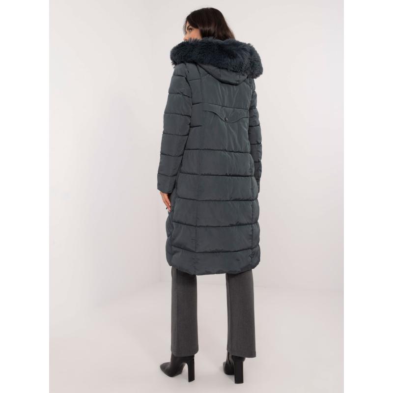 Prímorská páperová zimná bunda s prešívaním