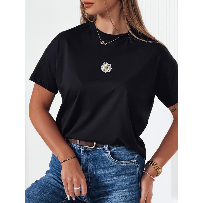 Női póló FLORTA fekete