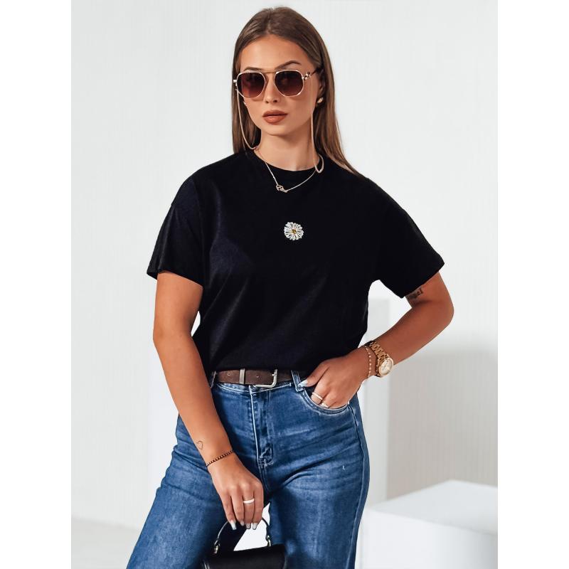 Női póló FLORTA fekete