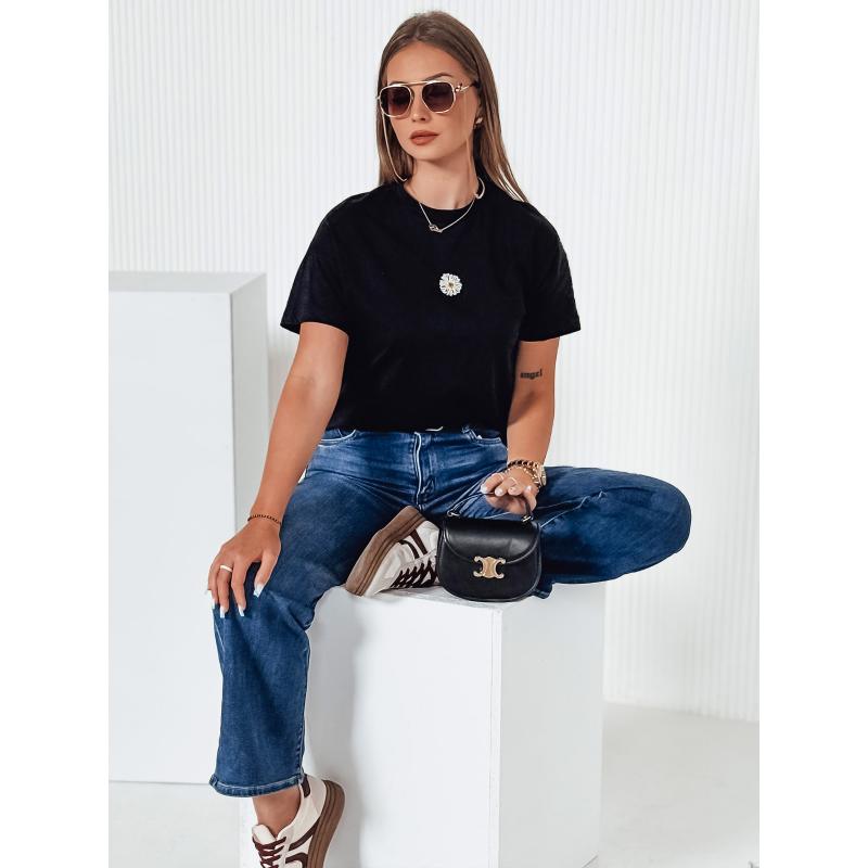 Női póló FLORTA fekete