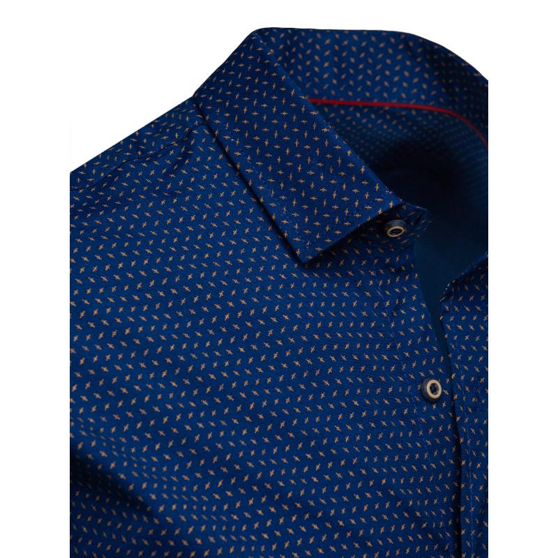 Pánská tmavě modrá košile s hvězdami