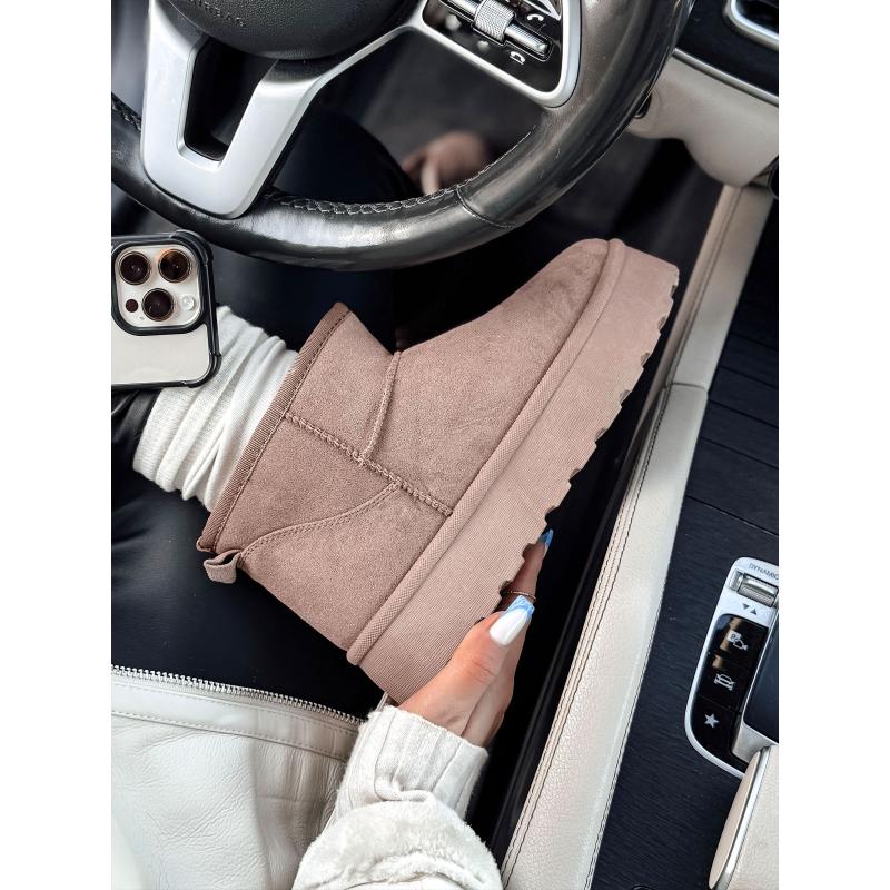 Dámské sněhule BRINETTO khaki