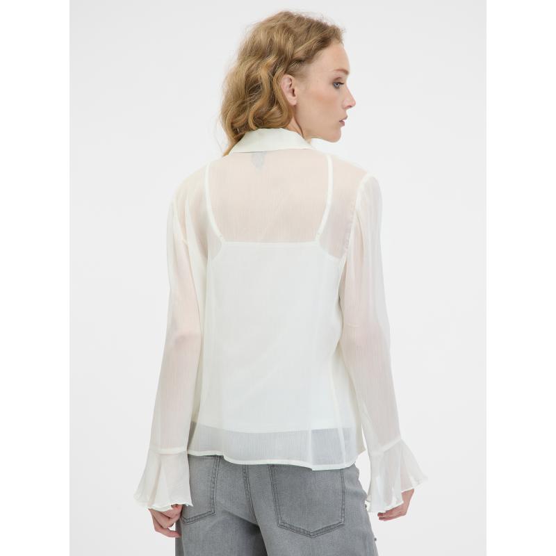 Krémszínű női blúz
