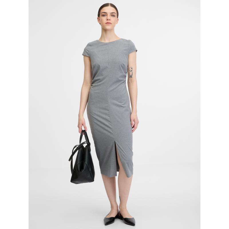 Šedé dámske šaty