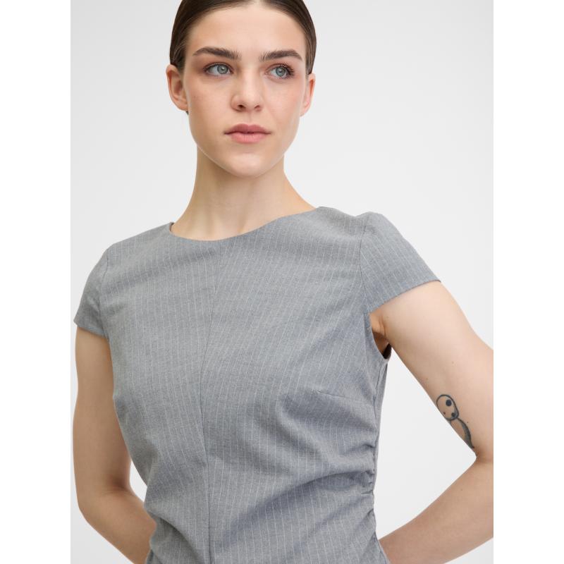 Šedé dámske šaty