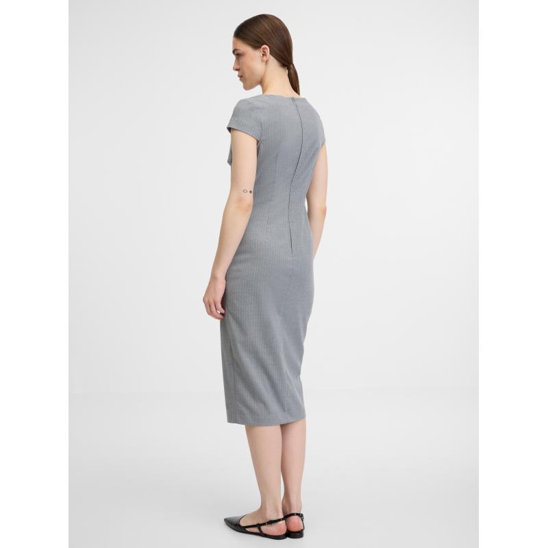 Šedé dámske šaty