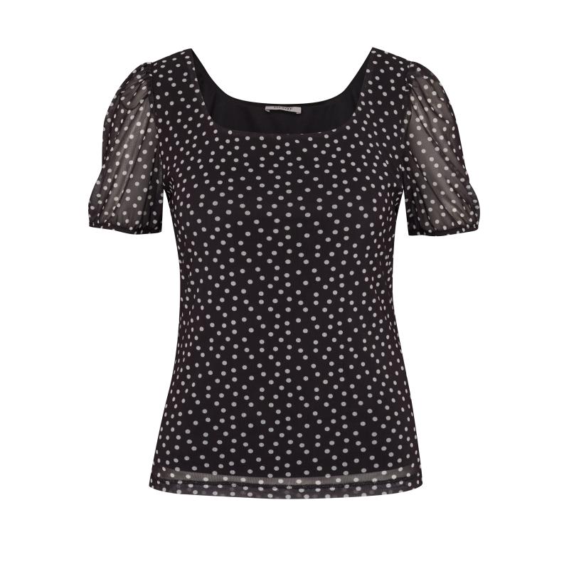 Čierna dámska blúzka