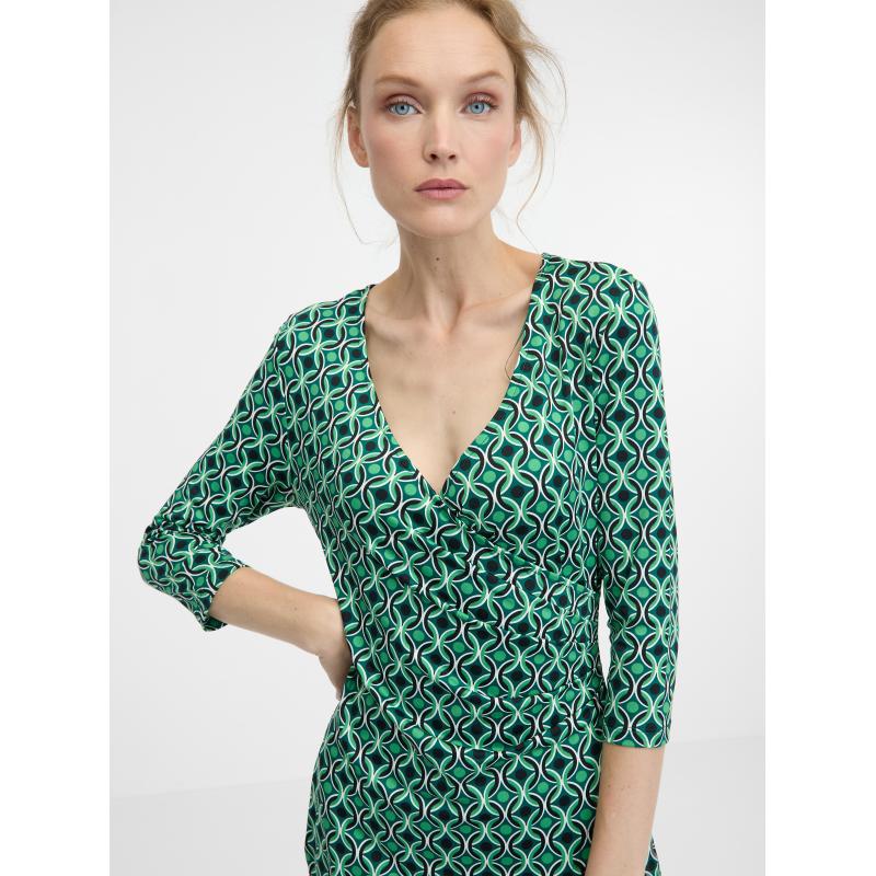 Zöld női térdig érő ruha