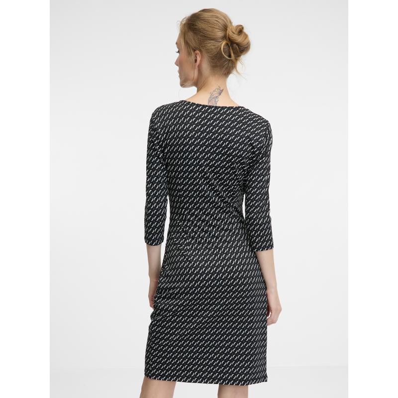 Fekete női térdig érő ruha