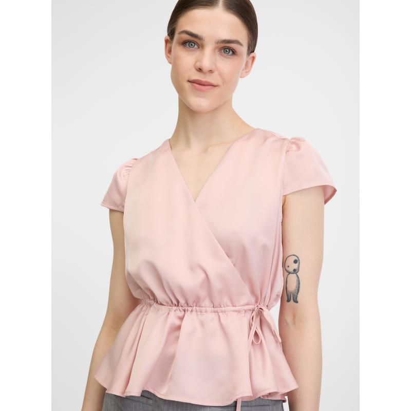 Világos rózsaszín női blúz