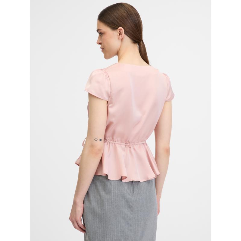 Világos rózsaszín női blúz