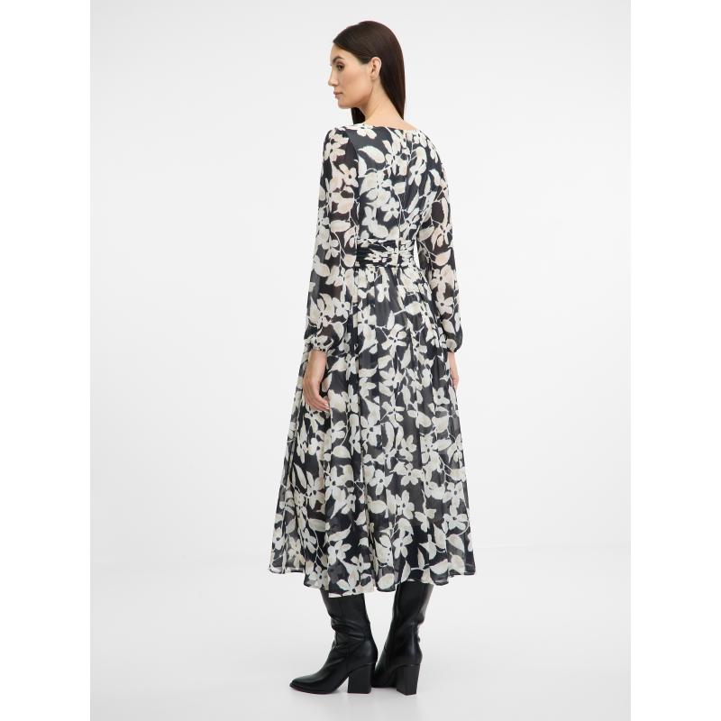 Fekete női maxi ruha