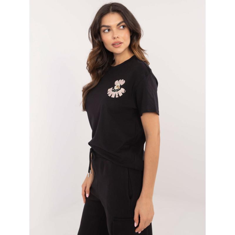 Khaki tričko s potiskem na zádech SUBLEVEL