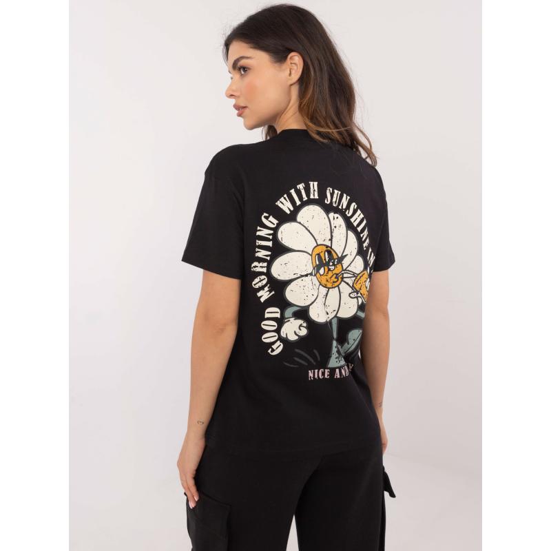 Khaki tričko s potiskem na zádech SUBLEVEL