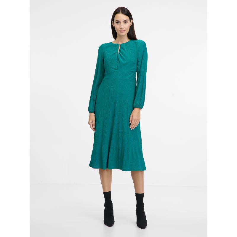 Zöld női midi ruha