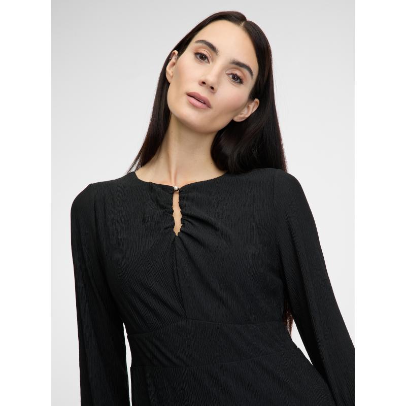 Fekete női midi ruha