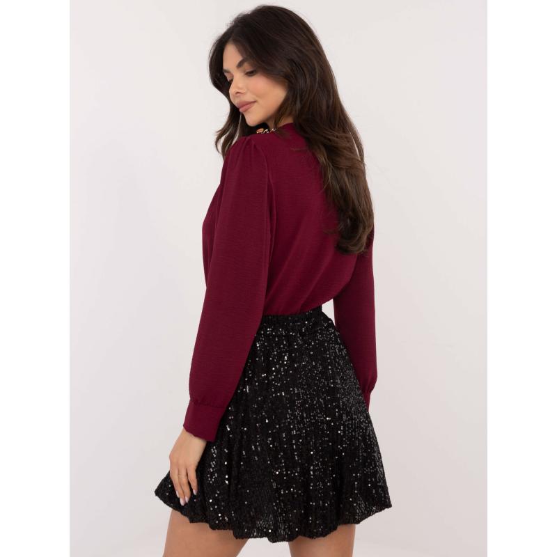 Černá minisukně s flitry
