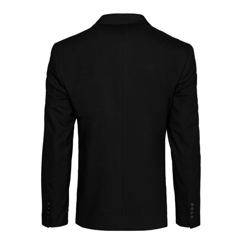 Pánské jednořadové černé sako