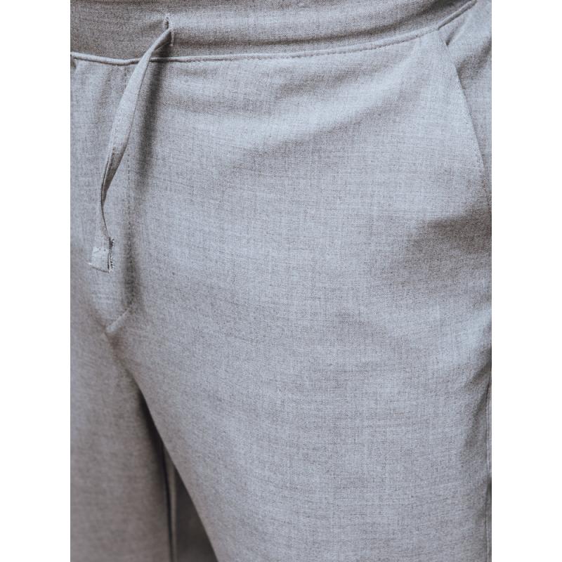Pánské kalhoty chinos světle šedé