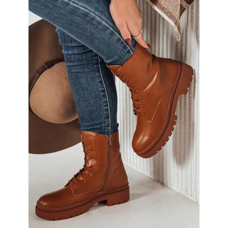 Dámské pytlovité kozačky STYLOBOSS velbloudí barva