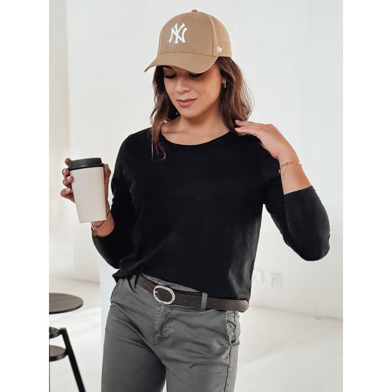 Blůza MINIMODA s přívěskem černá, jedna velikost