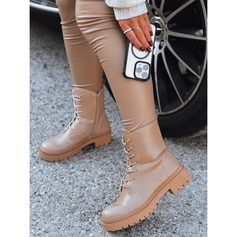 Dámské pytlovité boty STYLOBOSS krémové