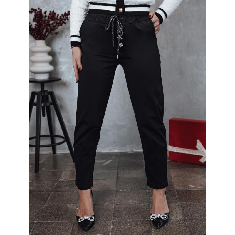 Dámské oversize kalhoty NADIFORMAL chinos černé