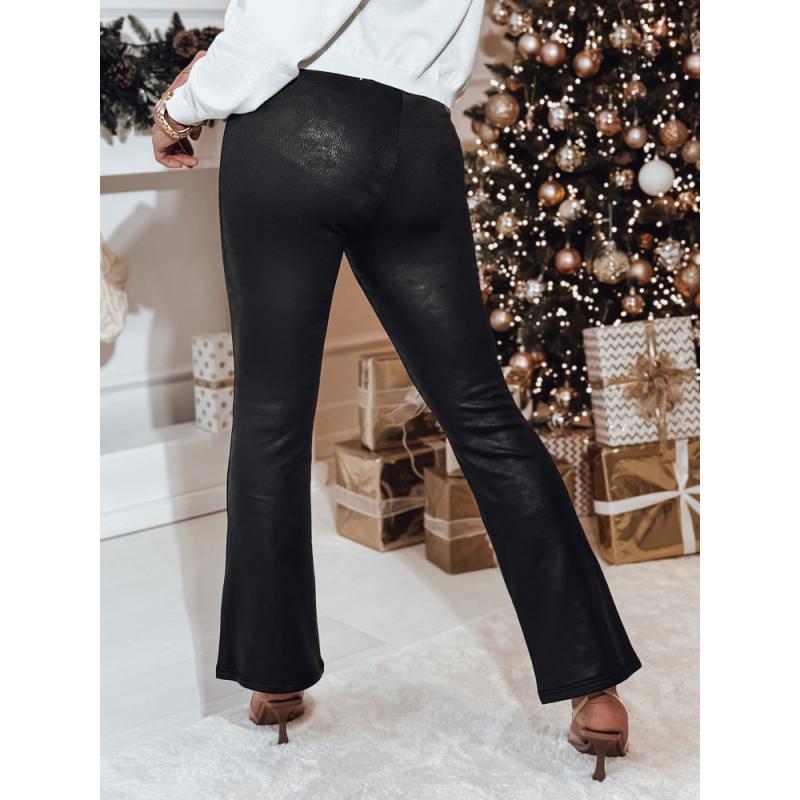 Dámske voskované nohavice MODPEX čierne