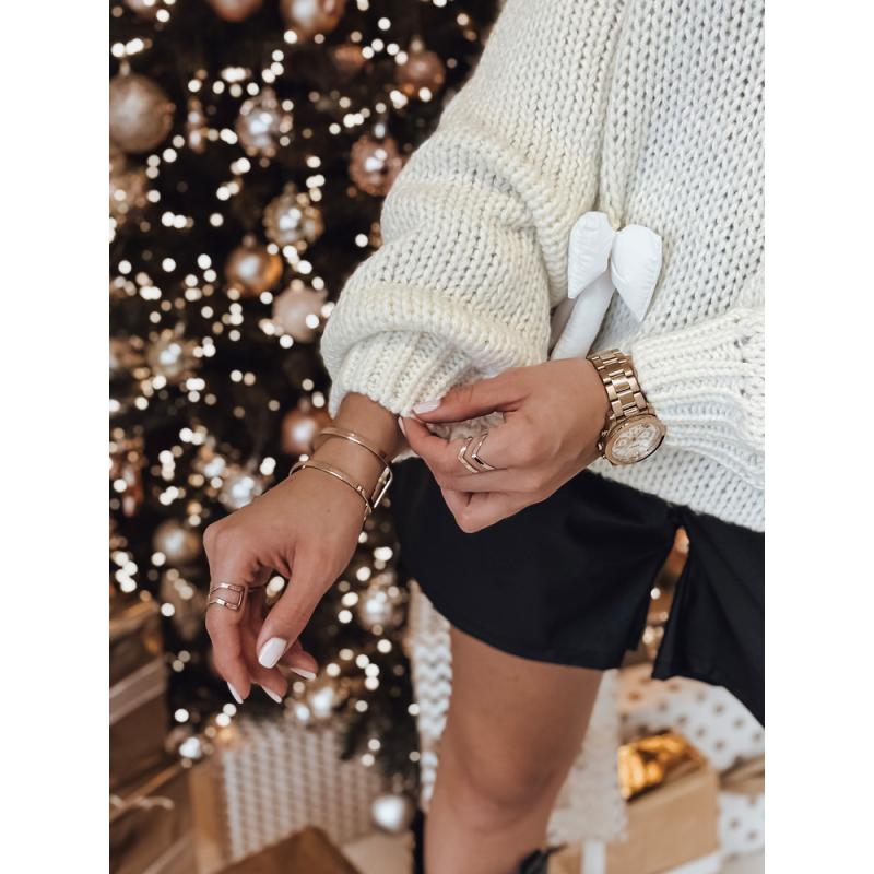 Dámský svetr one size PUREBOW ecru