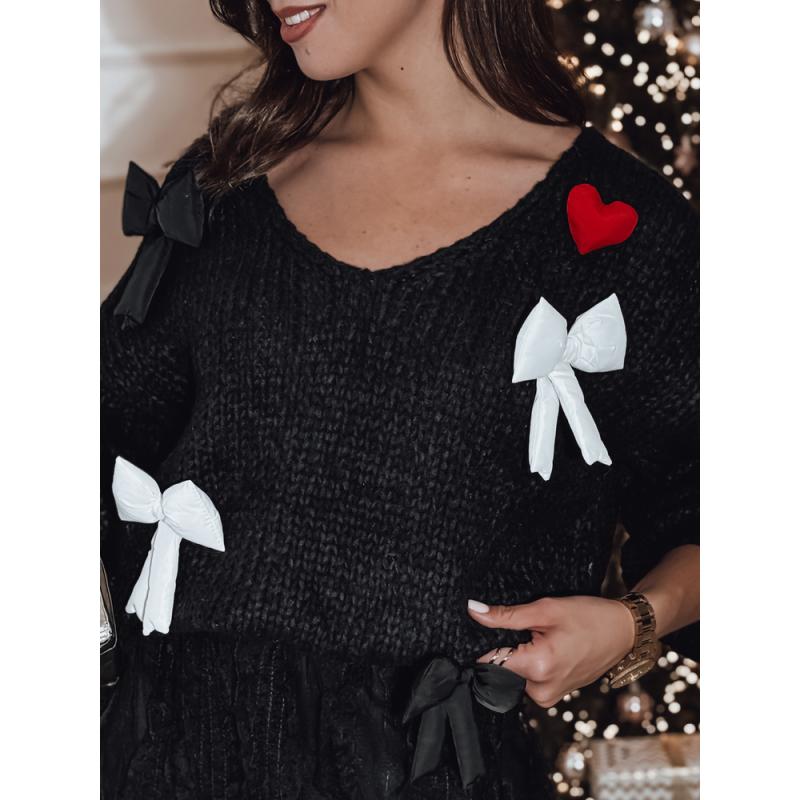Dámský svetr one size PUREBOW černý