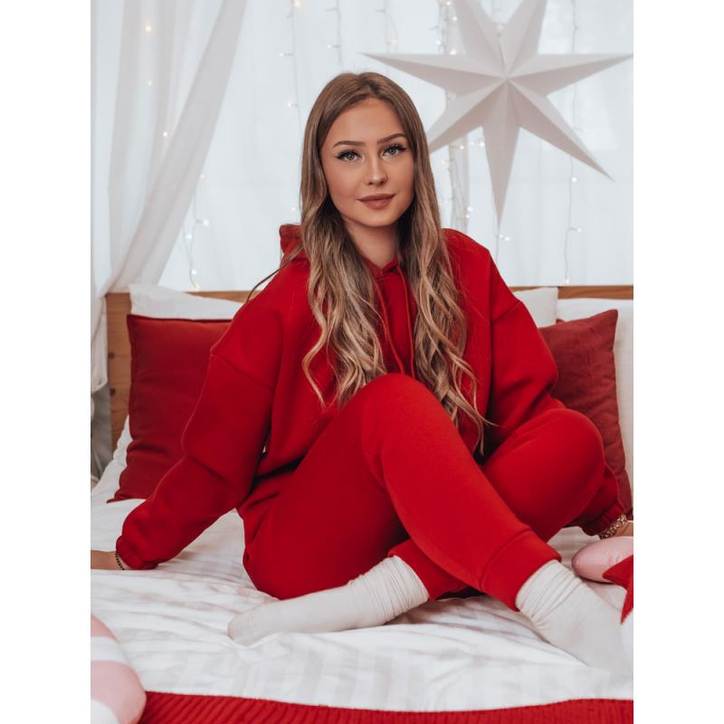 Dámská tepláková souprava KSENIIA PREMIUM červená