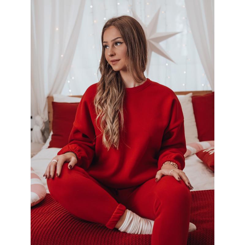 Dámská tepláková souprava ARIELLA PREMIUM červená
