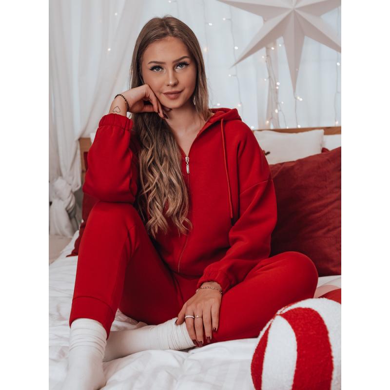 Dámská tepláková souprava AMILIA PREMIUM červená