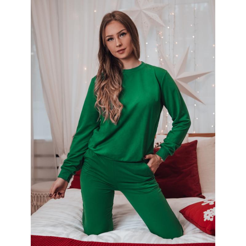 Dámská tepláková souprava MILIAN zelená