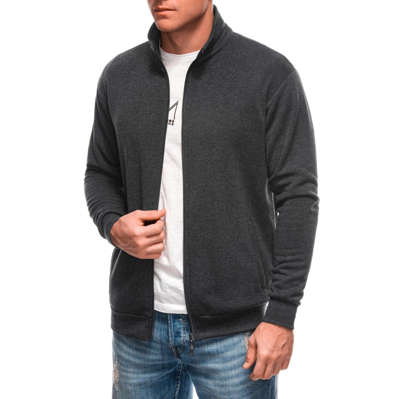 Pánská mikina B1702 - tmavě šedá