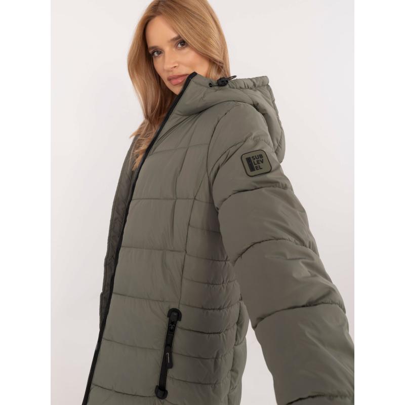 Khaki prešívaná zimná bunda SUBLEVEL