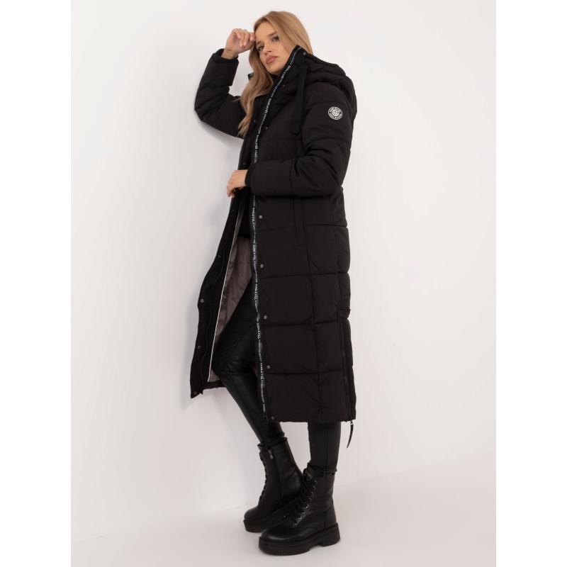 Černá péřová zimní bunda s prošíváním SUBLEVEL