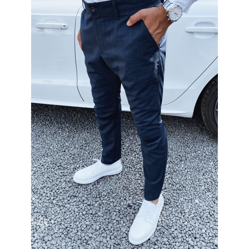 Pánské kalhoty chinos tmavě modré
