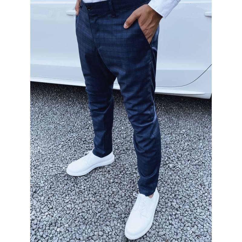Pánské kalhoty chinos tmavě modré