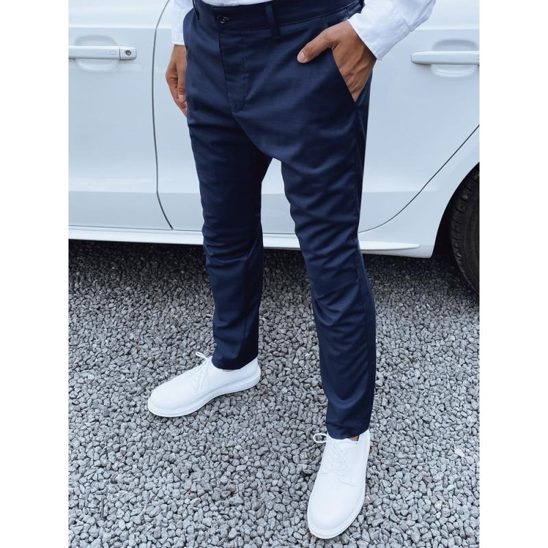 Pánské tmavě modré kalhoty