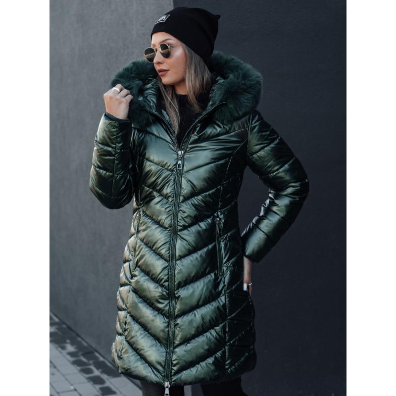 Dámská prošívaná zimní bunda BELLATRIX zelená