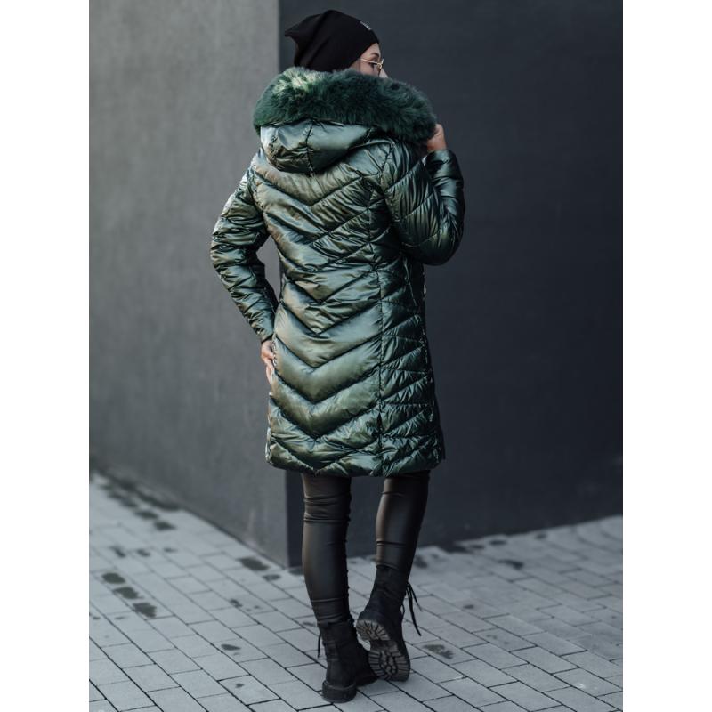 Dámská prošívaná zimní bunda BELLATRIX zelená