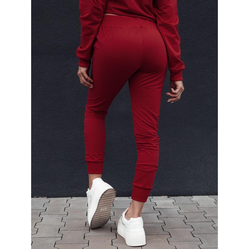 Dámske tepláky FITS bordová