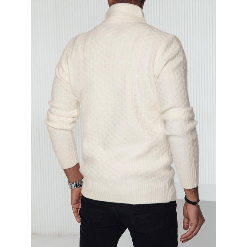 Férfi fehér pulóver