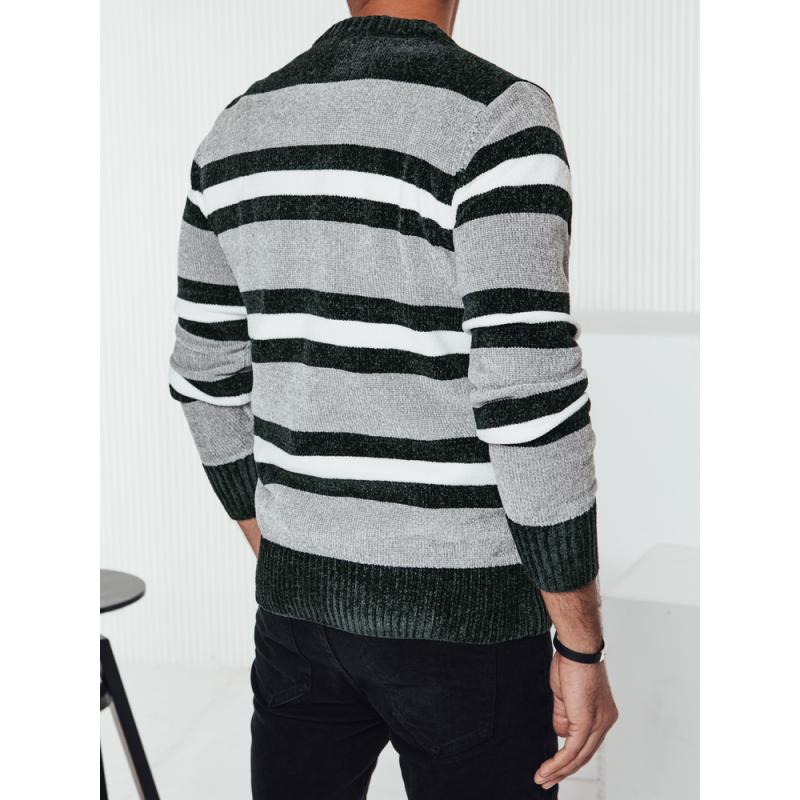 Pánsky pruhovaný sveter