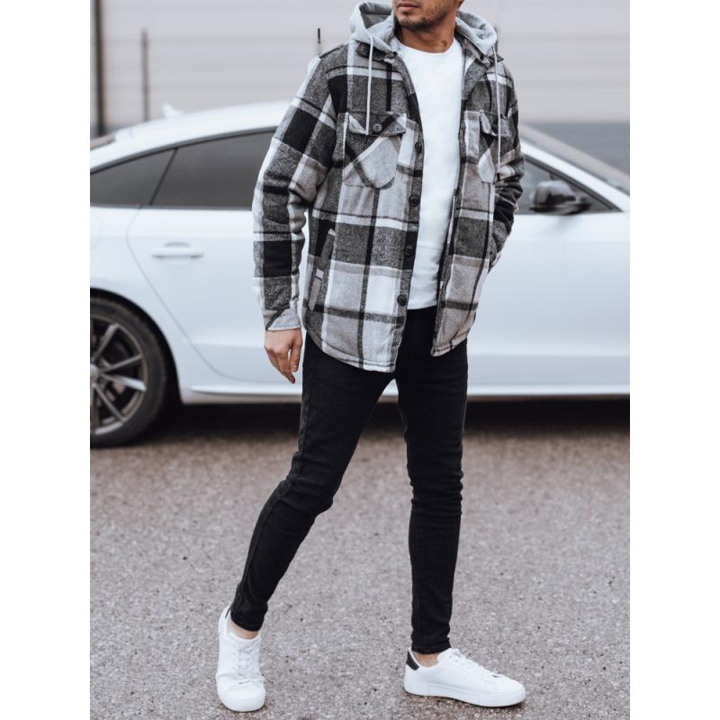 Pánská bunda s kapucí černá Dstreet