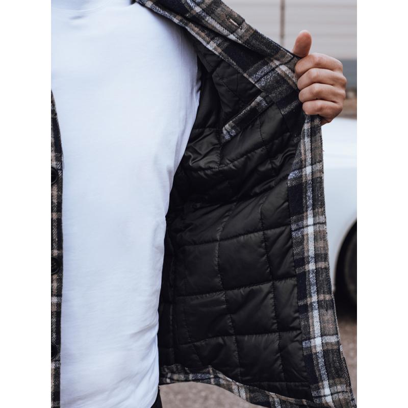 Pánská bunda s kapucí tmavě modrá