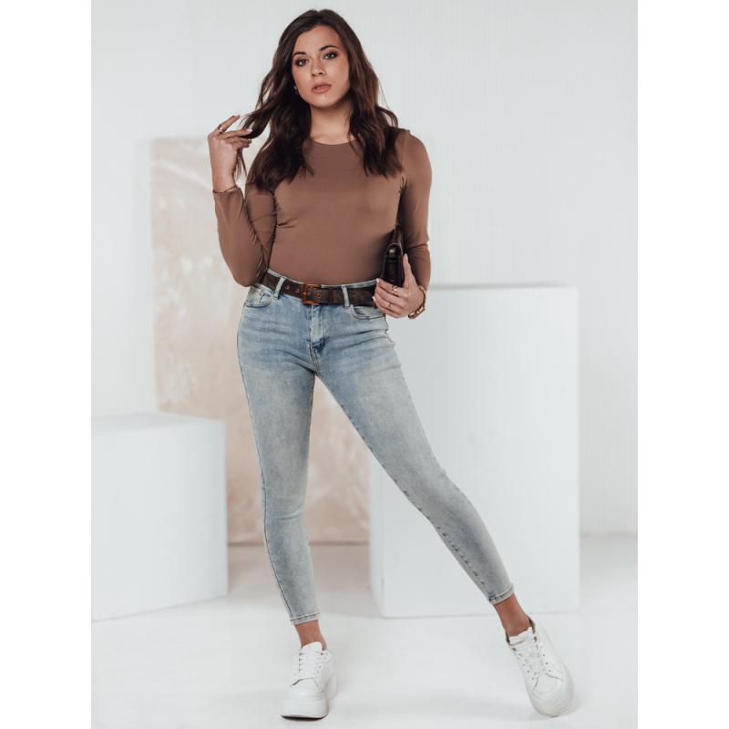 Női farmer nadrág CURVEON push up kék