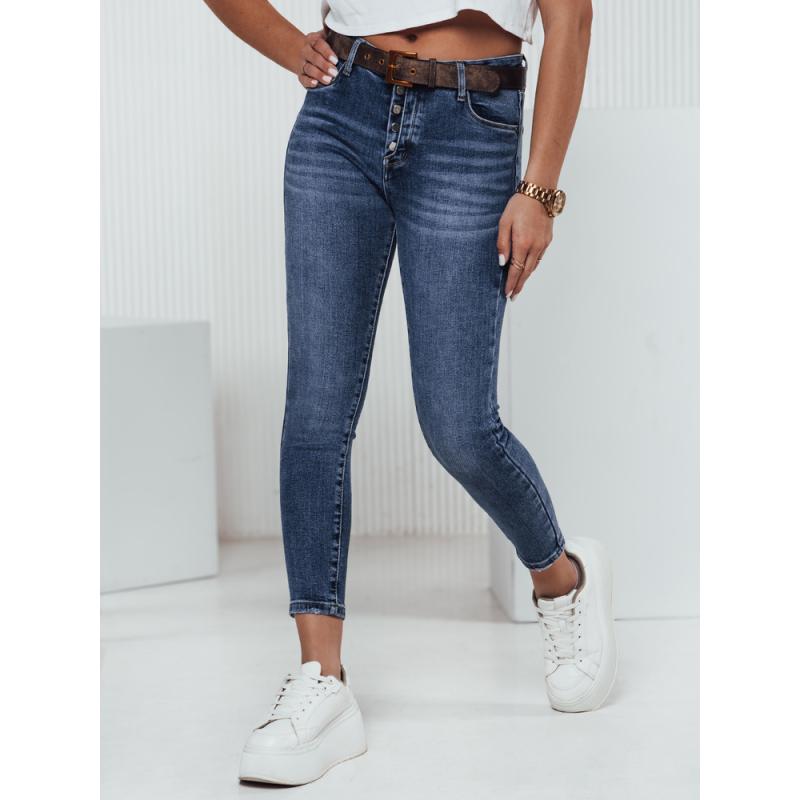 Női BUTTONFIT skinny farmernadrág nadrág kék