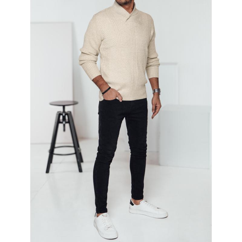 Pánský béžový svetr